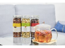 施術後は、ほっと一息つける温かいお茶をご用意しています。