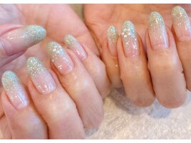 春色ラメグラデーション♪