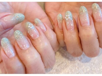 春色ラメグラデーション♪