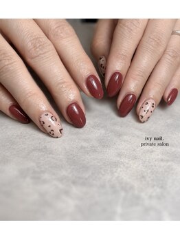 アイビーネイル(ivy nail)の写真/大人シンプルめアートで指先を飾る！季節を纏う優雅なネイル体験を皆様へ♪