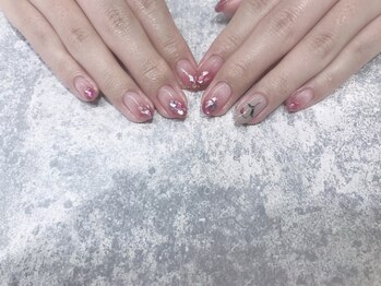 プティットスリール 西尾店(Petit Sourire)/【つけ放題】バラネイル