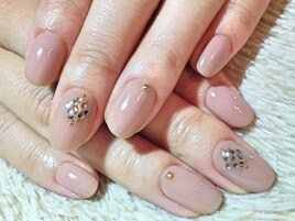 【ハンド】スクエア×ビジュー