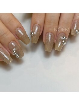 ノエム ネイルサロン(NOEM)/フラッシュ×スタッズ