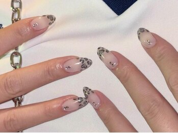 ジェミーネイル エビス(Jemiy nail ebisu)/レオパードフレンチ