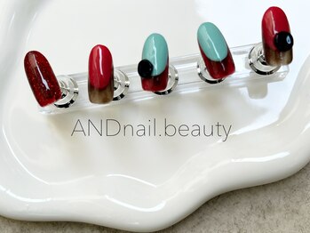 アンドネイル ビューティー(AND nail,beauty)/冬ネイル/フレンチネイル/藤沢