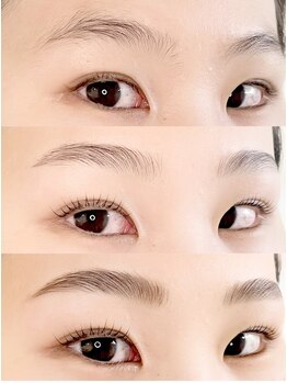 エンズ 米野木店(0's)の写真/ナチュラルな雰囲気であざと可愛いすっぴん風メイクにぴったり!卓越した技術で自然な仕上り♪朝の時短にも!