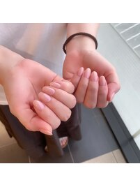 パウダー仕込みでちゅるんネイル