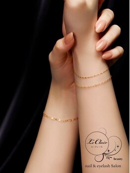 ルクレール カシェット(Le clair cachette)の写真/[パラジェル認定サロン]で1人1人に合ったお肌馴染みカラーが豊富！今注目のパーマネントジュエリーも導入♪