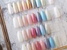 【フット】他店・自店オフ無料/オーロラネイル7500円・フットバス付