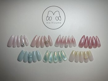 マヒヅメ(mahizume)の写真/大人可愛いネイル★ワンカラーから定額デザインまで◎シンプルだけど指先に特別感を創出します♪

