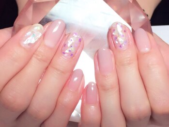 アイリッシュネイル 久屋大通店(Irish Nail)/シンプル×シェルネイル