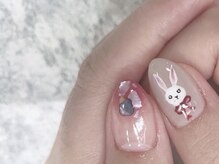 プティットスリール 西尾店(Petit Sourire)/【つけ放題】うさぎネイル