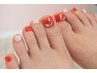 【夏フット★】フットシェラックデザイン♪ALL5種＋角質除去¥9500