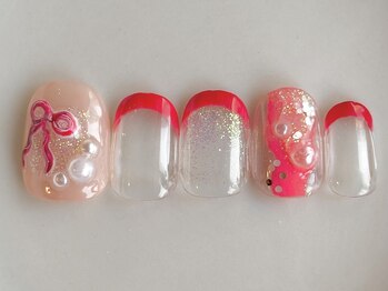 カラ ネイル 中津店(calla nail)/大人ガーリー