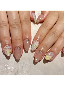 キュアーズ ネイル(CURES NAIL)/フラワーネイル
