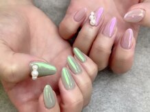 エクラ 楠葉店(eclat)/アシンメトリーネイル