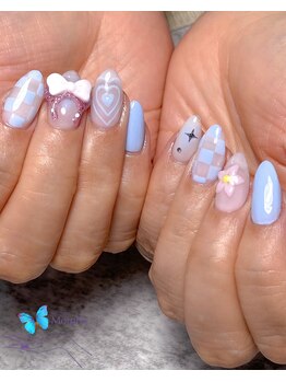 モルフォ 千駄ヶ谷(Morpho)/3Dキャラクターネイル