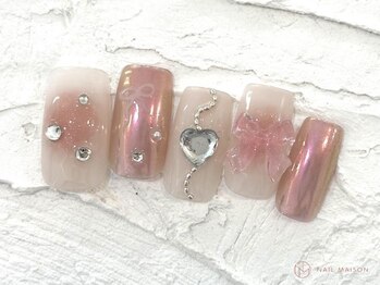 ネイルメゾン 池袋店(NAIL MAISON)/うるキラワンホン¥9000