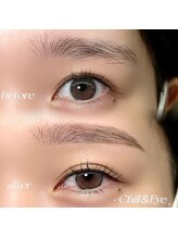 チル アンド アイ 船橋駅前店(Chill&Eye)/美眉スタイリング/BeforeAfter
