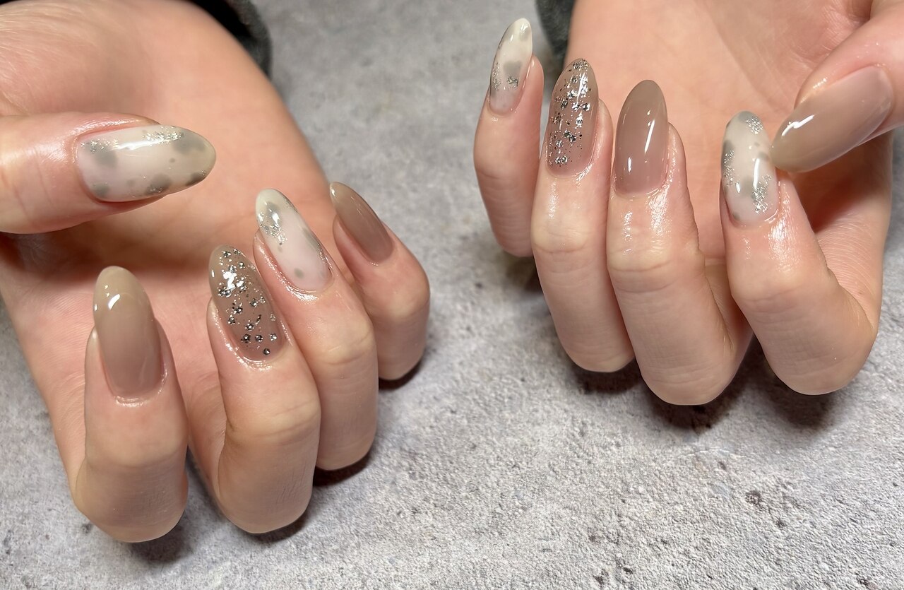 【ハンド】季節感を楽しむ指先へ/Ｓｉｌｋ定額デザインネイル