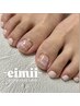 オフ込み【Foot】親指サンプルアート　¥5500