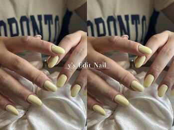 ワイズエディットネイル 神戸元町(y's Edit Nail)/ワンカラー/フィルイン/長さだし