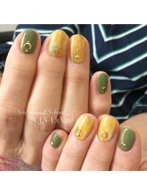 ナナズネイル 西小倉店(NANA's Nail)/カーキ×マスタード