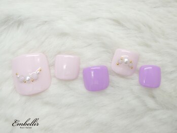 アンベリール 横浜店(Embellir)/(474)ガーリーフットネイル