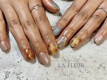 ラ フルール(La Fleur)/水彩ネイル