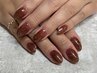 マグネット&フラッシュ&ミラーネイル¥5500