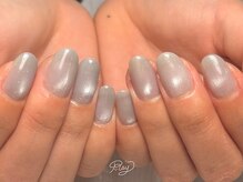 レイネイル(Ray nail)/ブルーグレーの冬マグ