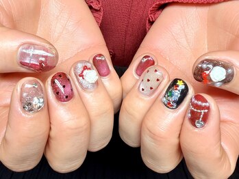 クリスマスネイル
