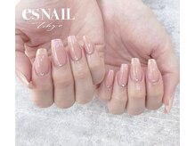 エスネイル 新宿西口店(es NAIL)/ミラーフレンチ