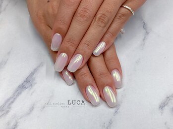 ネイルアトリエルカ(nail atelier LUCA)/W-936 ヘイリービーバーネイル