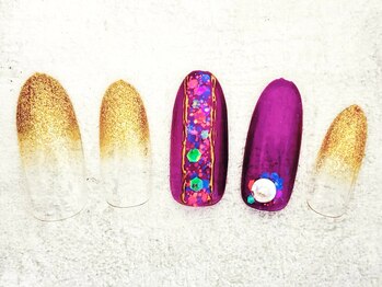 シンプル★ミラー★グラデ