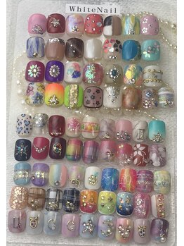 ホワイトネイル(White Nail)/フット親指アートコース