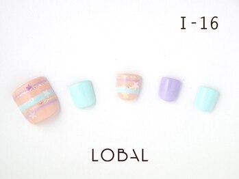 ロバル ネイルアンドまつげ(LOBAL)/フットネイルI‐16