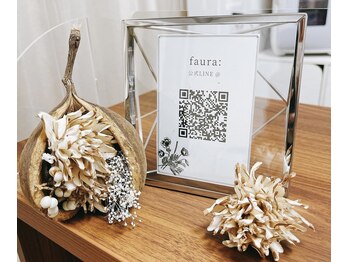 ファウラ(faura:)/公式LINEで手軽にご予約頂けます