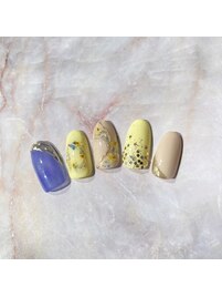 押し花ニュアンスアート♪