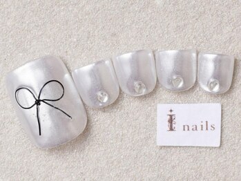 アイネイルズ 三宮店(I nails)/ワイヤーリボンオーロラ