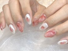 モカ 心斎橋(moca by Lee)/いちごみるくネイル