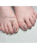 オフありフットネイル◆enoiラメorマグネットワンカラー◆￥7700