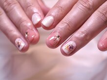 レプティーネイル(Les petite nail)/押し花ネイルデザイン