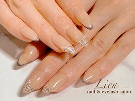 スキニーフレンチ×ツイード