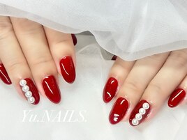 バレンタイン◎冬ネイル◎パール