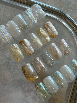 ケーネイルアトリエK 泉中央店(nail atelier)の写真/100種類以上のオリジナルデザインをご用意！完全個室×ハイセンス×高技術のこだわり定額制ネイルサロン☆