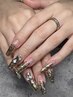hand【長さだし】ジェルチップスカルプ ラメグラデーション 9,500円→
