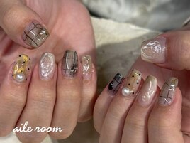 チェック ドット パール