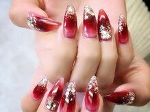 ネイルサロン シェル(Nail Salon SHELL)/ボルドーチークネイル★