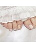 【FOOT/オフ込】うる艶ちゅるん仕上げ ワンカラー ¥3800